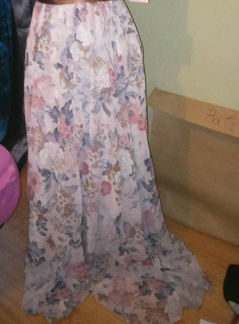 Vestido de flores...ramo o no ramo? - 1