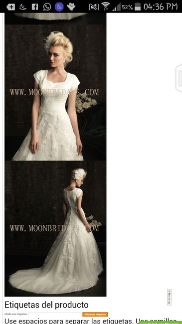 Con cuanto tiempo de antelación se debería empezar a buscar vestido ? - 1