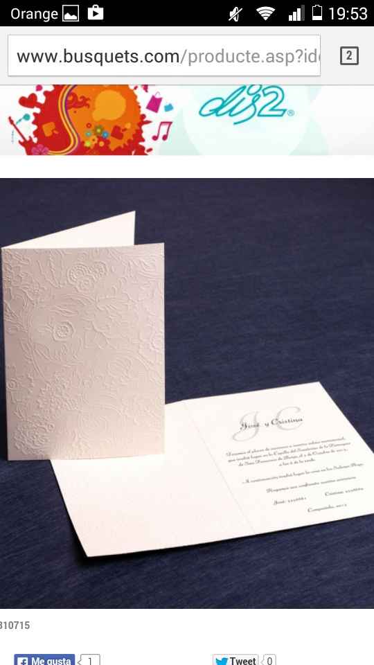 Duda invitaciones! - 1