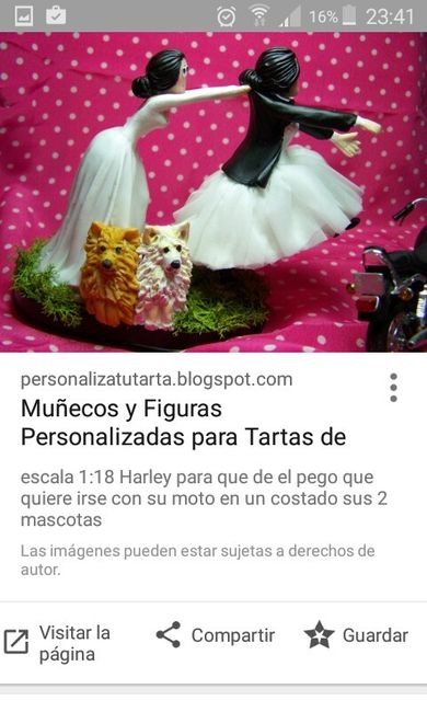 Sos figuras pastel 2 novias - 1