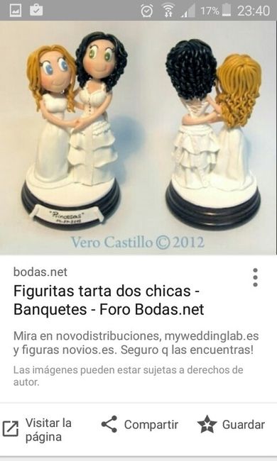 Sos figuras pastel 2 novias - 3