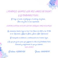 Invitación trasera