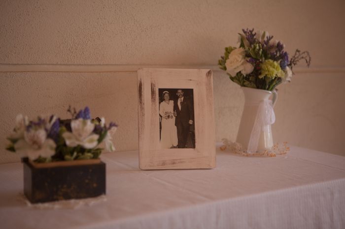 deco boda foto antigua