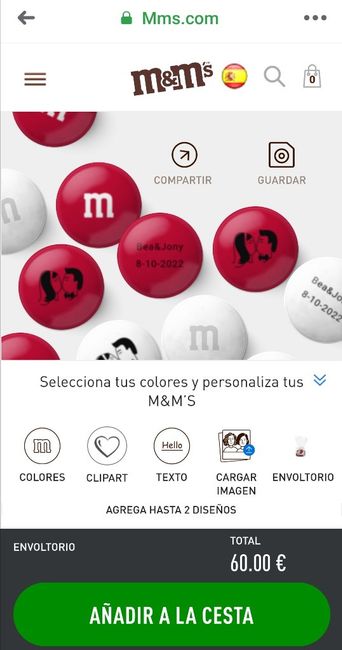 M&M's personalizados 1