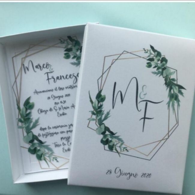 Invitaciones de boda en metacrilato, ¿te gustan? 1