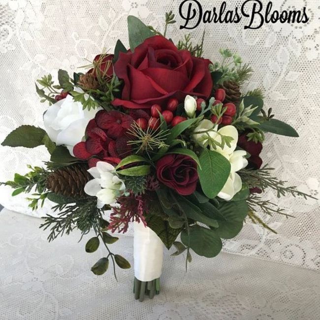 Ramo de eucalipto y tonos blancos, ¿lo compras para tu boda? 🌿 2