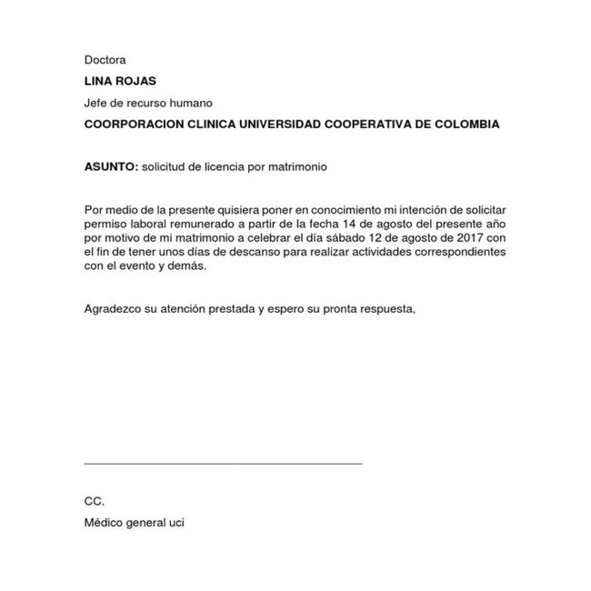 Cómo comunicar a la empresa que te casas 1