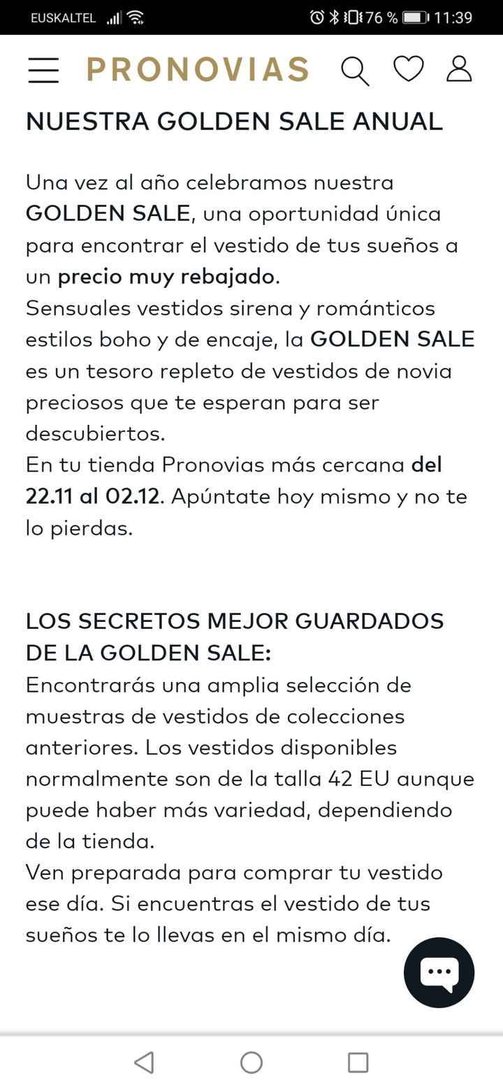 Descuento en Pronovias - 2