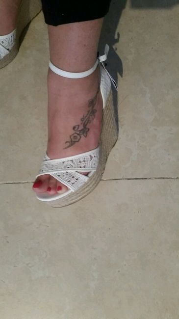 Y mis zapatos de novia son. .... - 2