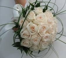 bouquet rosas blancas