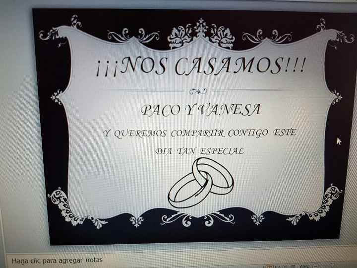 Plantillas invitaciones de boda - 1