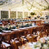 Carpas tipis para bodas al aire libre e iluminación. - 7