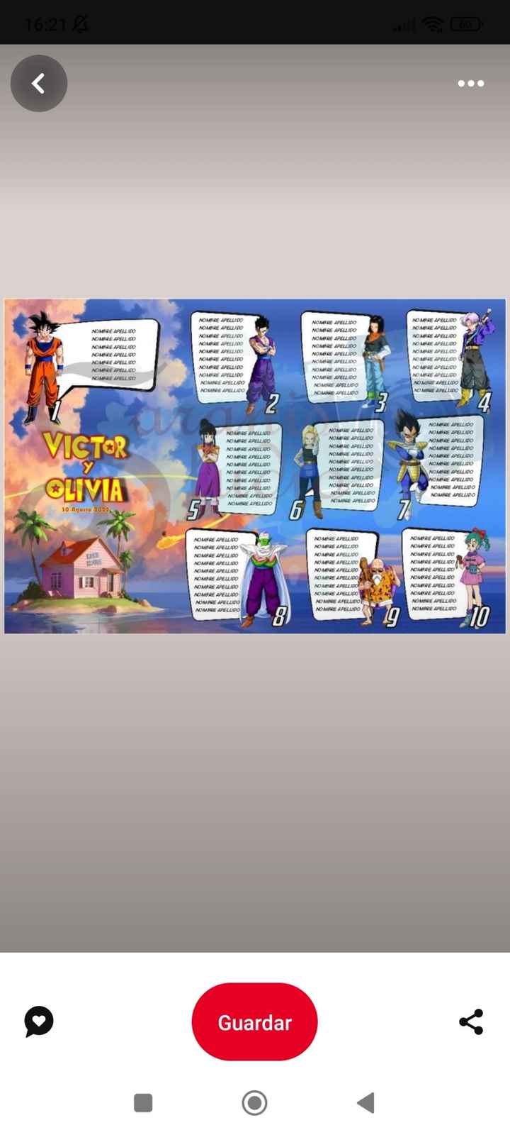 Setting plan dragon ball - 1