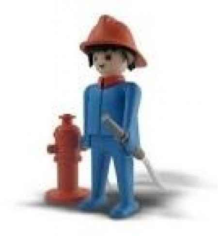 Muñecos de la tarta bombero - 1