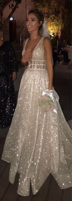 vestido de novia brillante - 1
