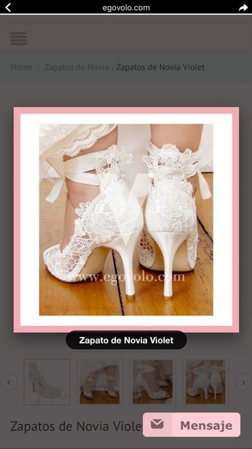 Mis zapatos de novia!!! - 2
