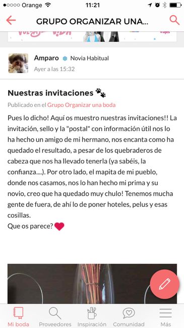 Invitación con mapa - 1