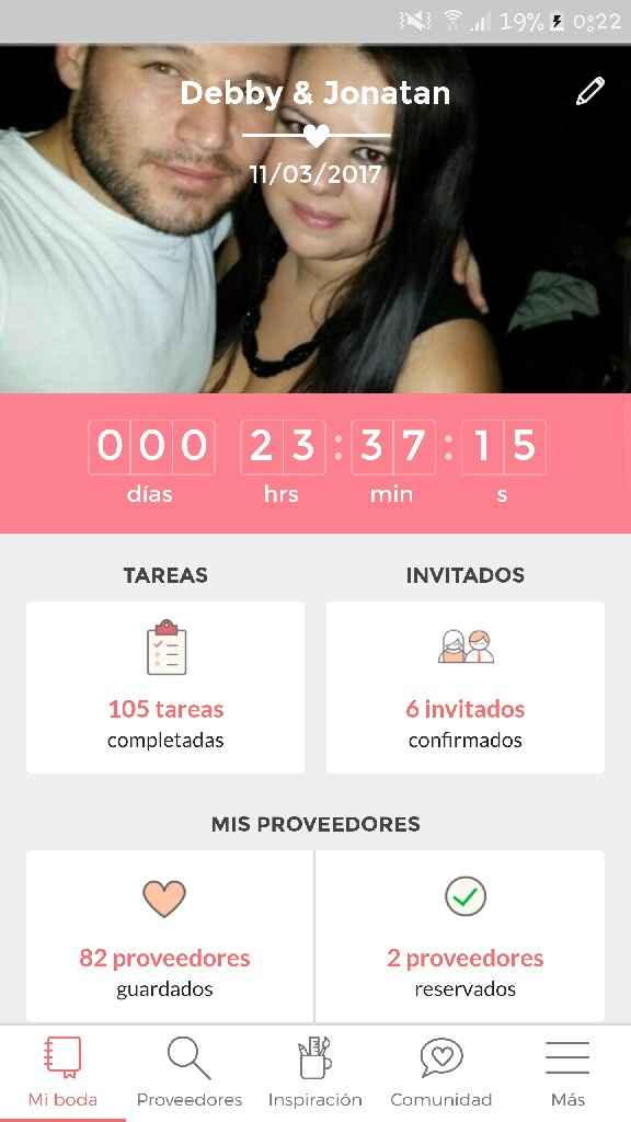 Ya estoy a 0 - 1