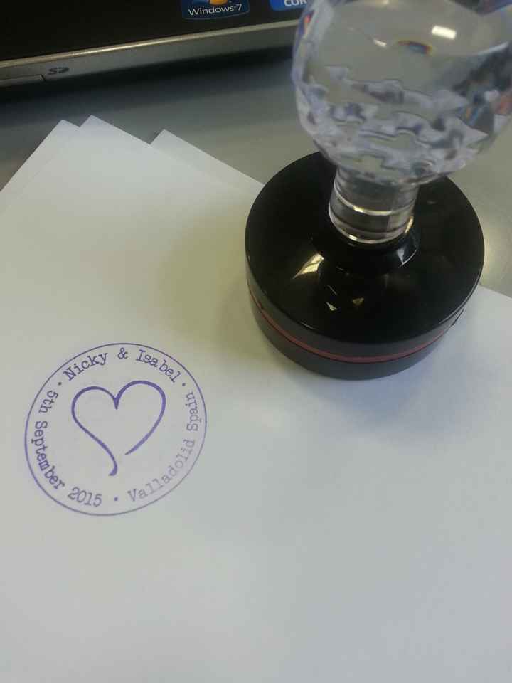 Nuestro selll de boda - 1