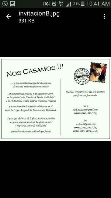 Me enseñais vuestras invitaciones? - 2