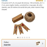Etiquetas banderines personalizadas - 1