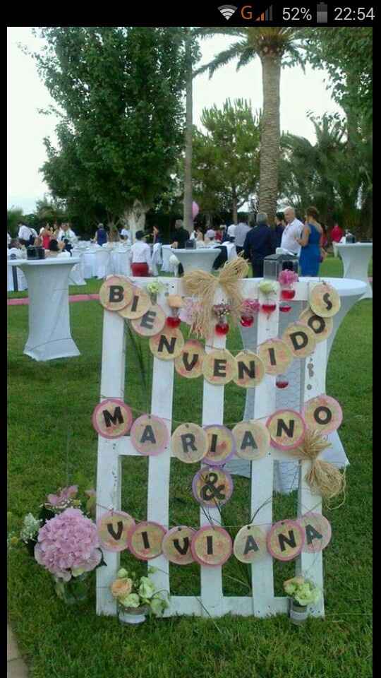 Pizarra de bienvenida - 1
