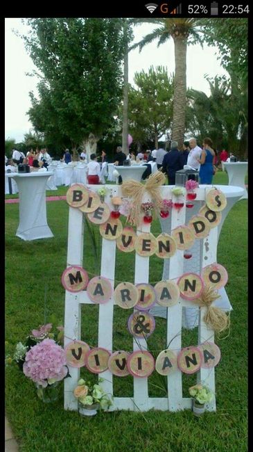 Pizarra de bienvenida - 1