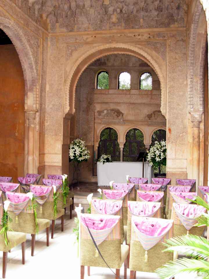 ceremonia en la Alhambra