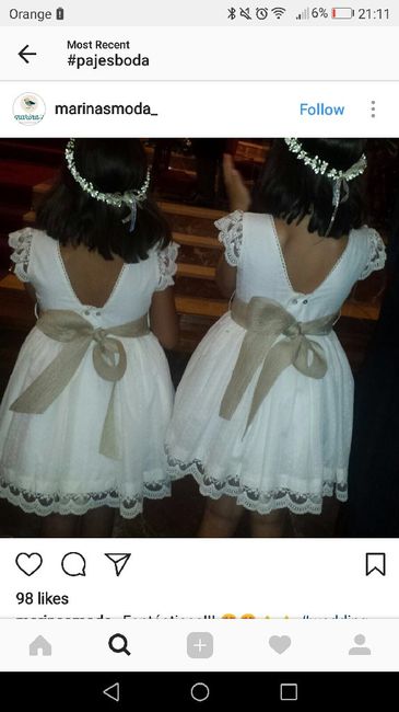 Elegir vestido niña arras. - 1