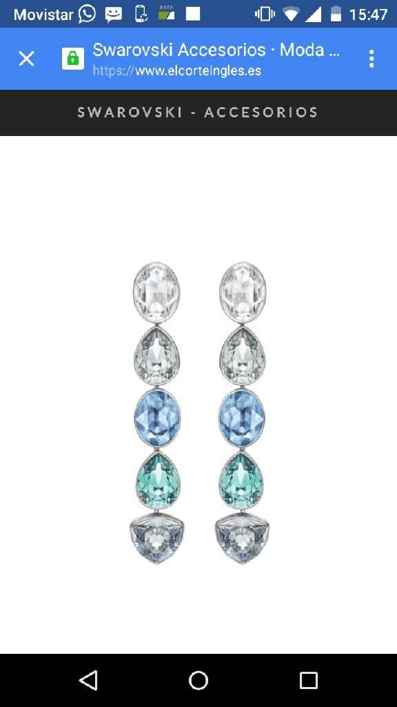 Mis pendientes de swarovski! - 1