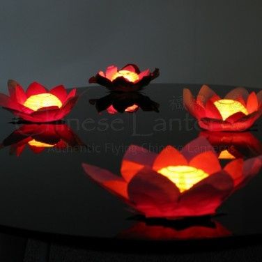 floating chinese lanterns