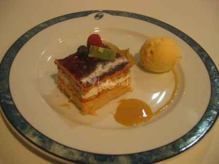Milhojas de crema