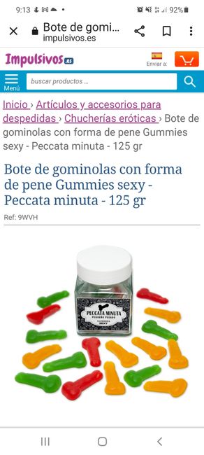 Gominolas alcohol tipo chupito 1