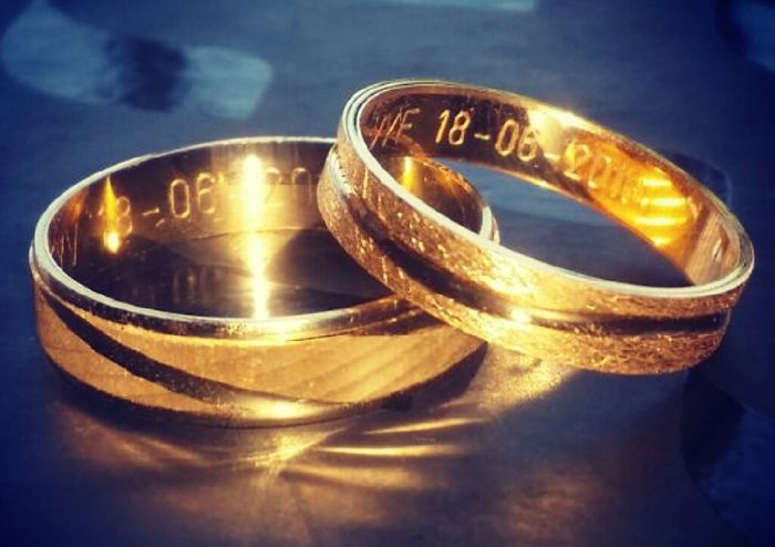 Enamorada de nuestras alianzas. 18 dias! - 1