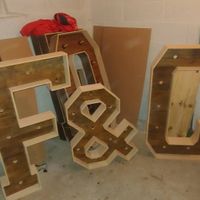 Letras gigantes a mano - 1
