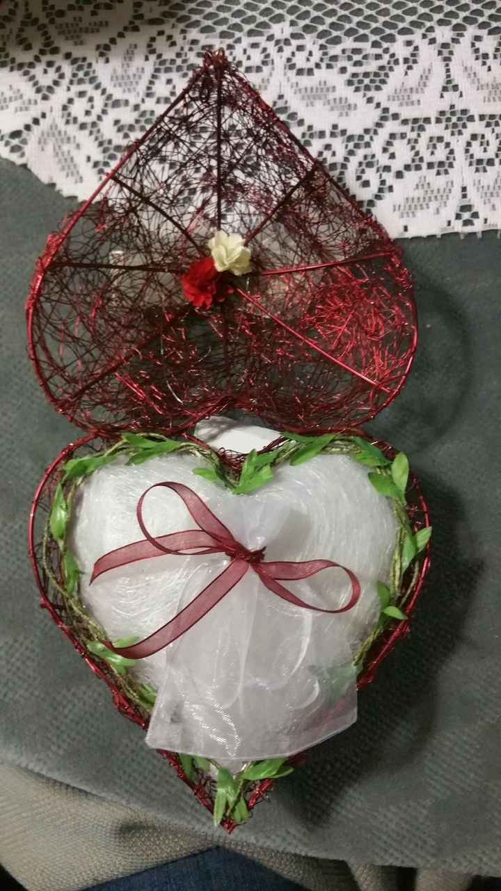 caja de arras abierta
