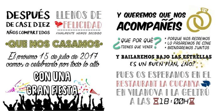 Mis invitaciones temática cine - 2