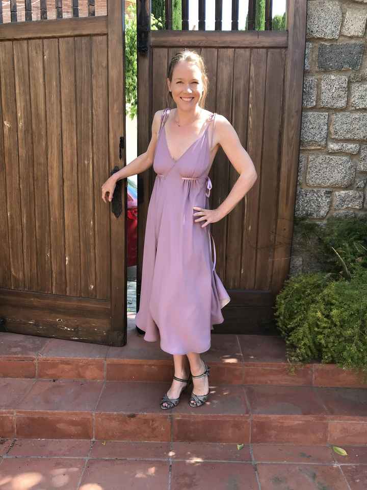 Asi se ve mejor el otro vestido de fiesta, otra maravilla de @lamarthe_couture ! Fantastico y super 