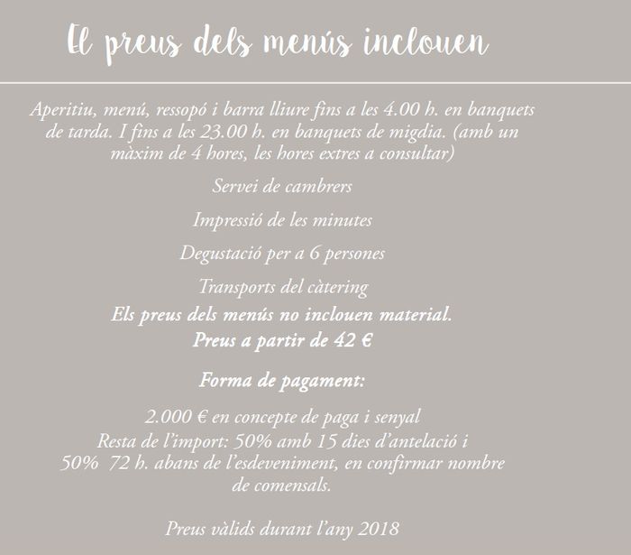 Recomendación catering provincia barcelona 4