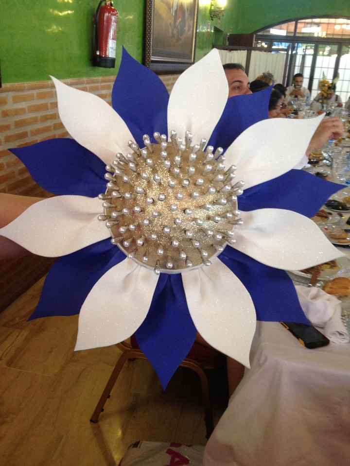 Flor para alfileres