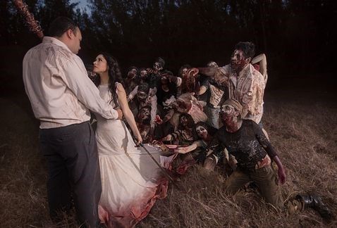 Boda tematica Zombie 8