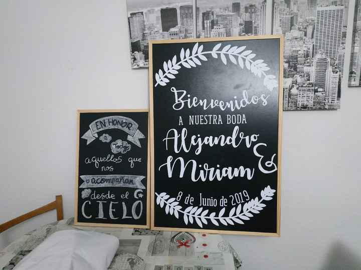 Carteles de boda terminados !!! - 1
