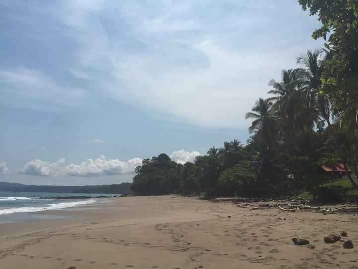 Playa Tambor dentro del complejo