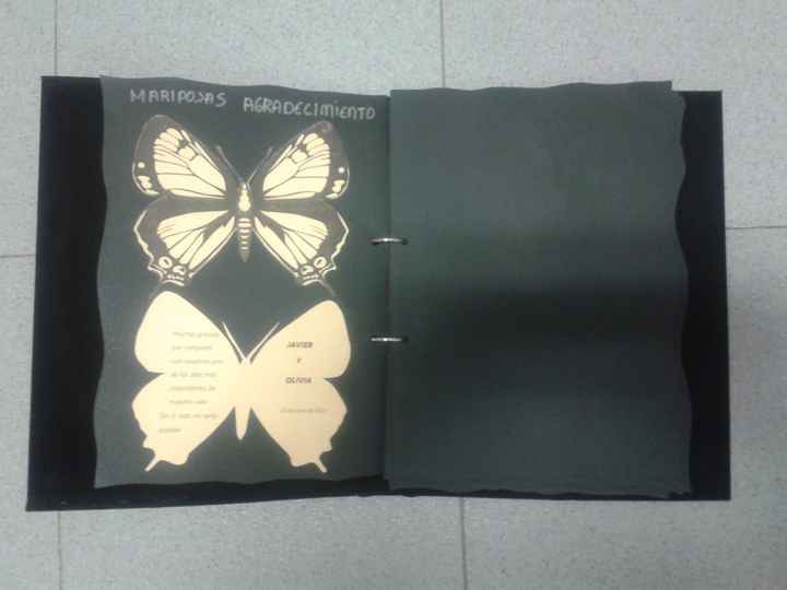 mariposas de agradecimiento