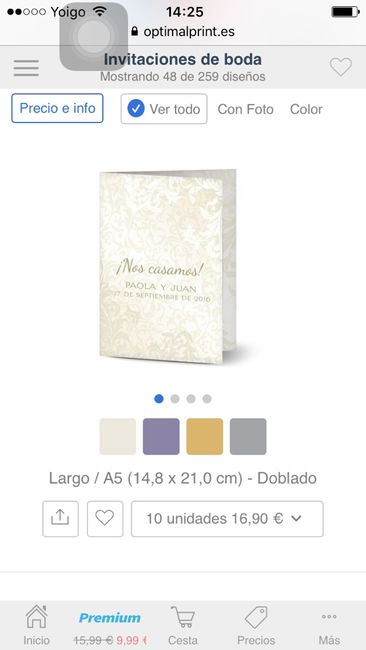 Q precio rondan las invitaciones? - 1