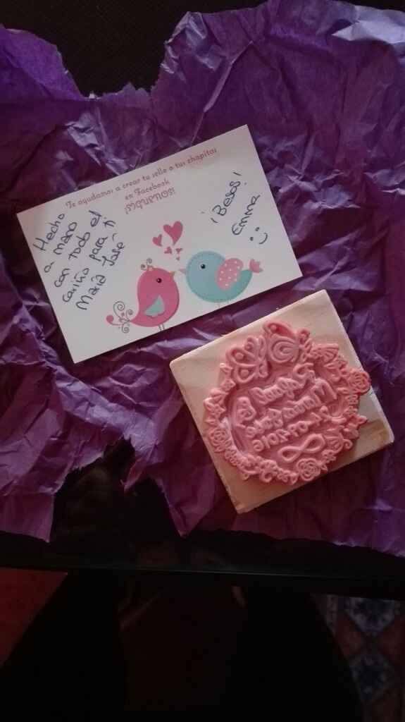 Nuestro sello personalizado!!! - 2