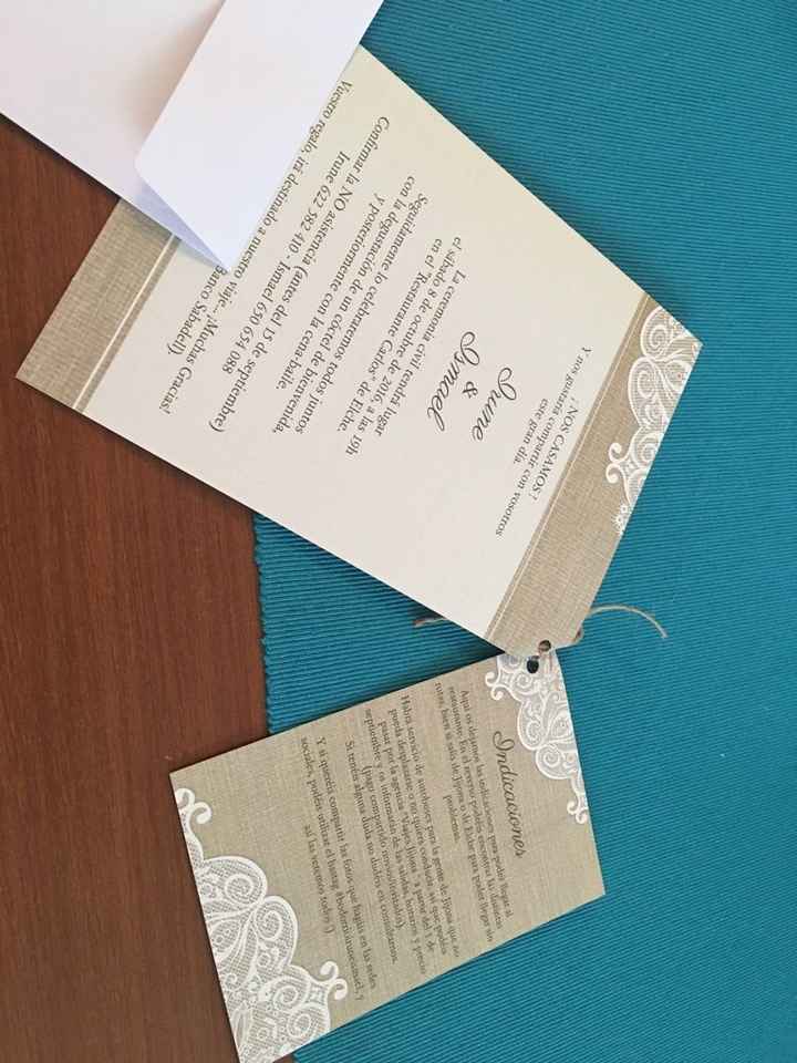 Que pongo en mi invitación? - 2