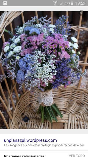 Tocado de flores naturales - 1