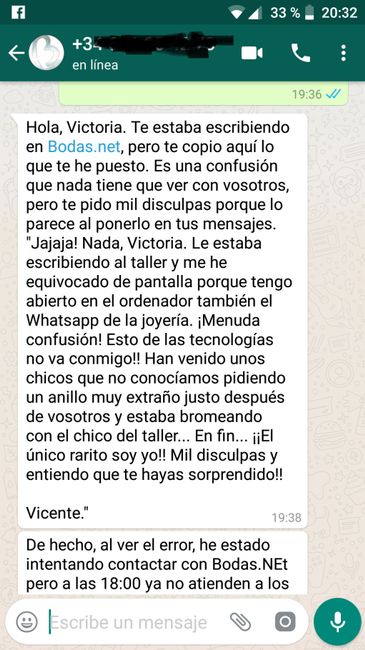 respuesta a la cagada