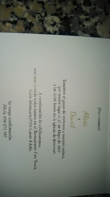 Texto invitaciones de boda - 1